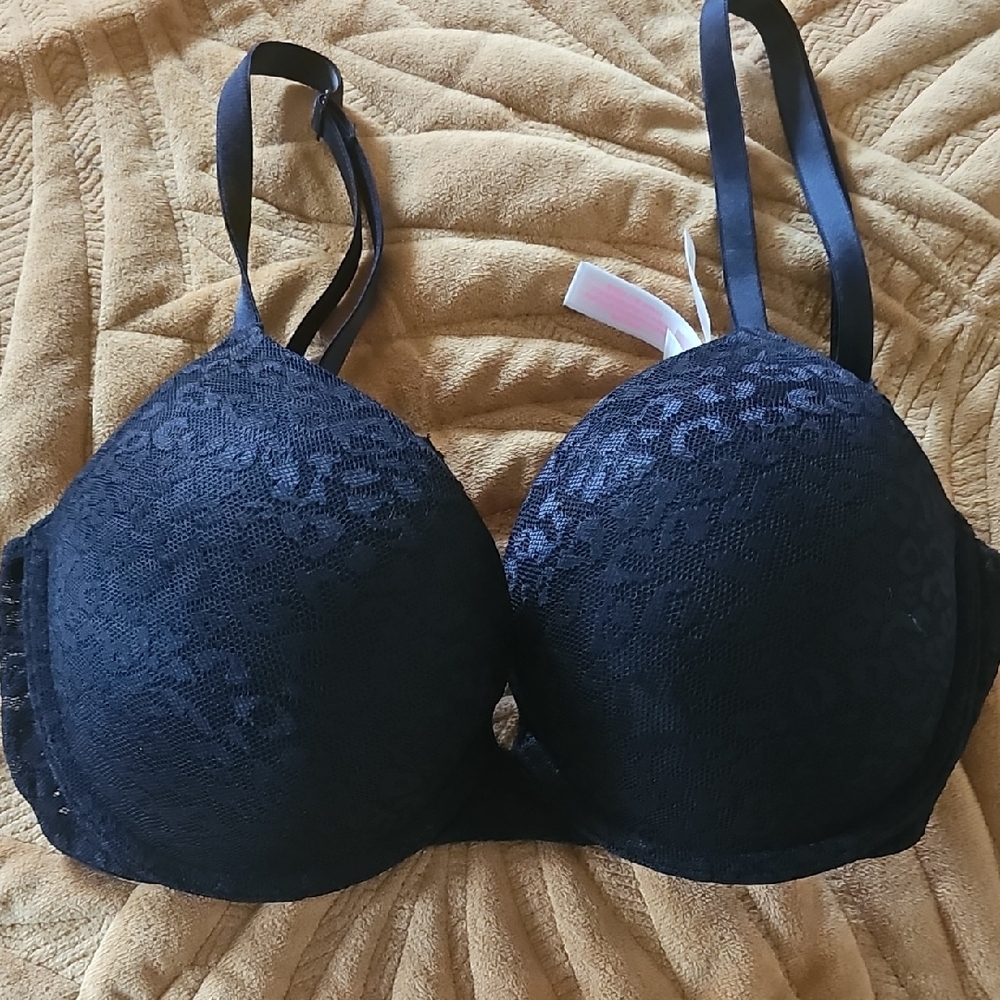 PINK Victoria's Secret Black Lace Bra